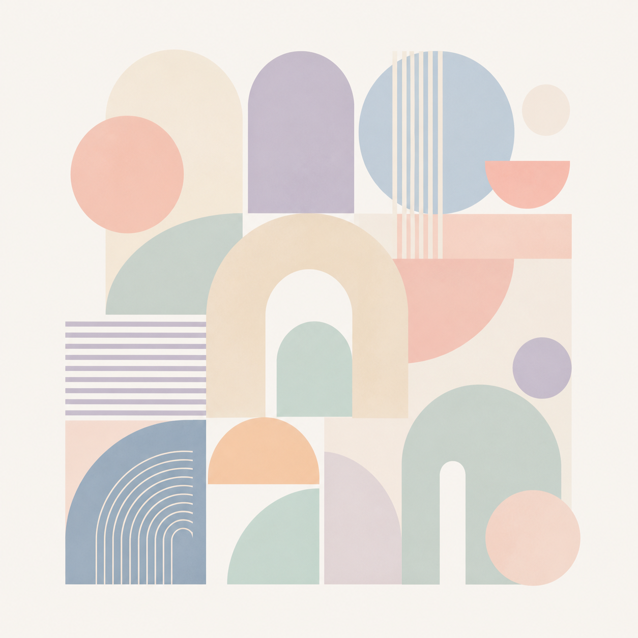 graphic_print abstract_geometric pastel
