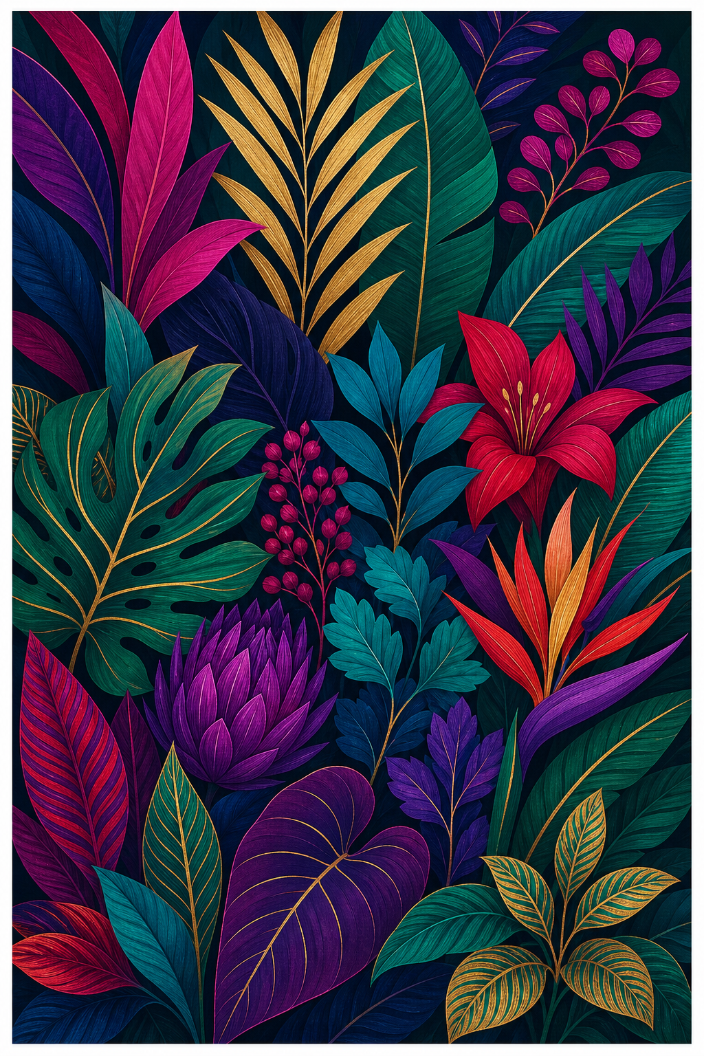 graphic_print botanical jewel_saturated