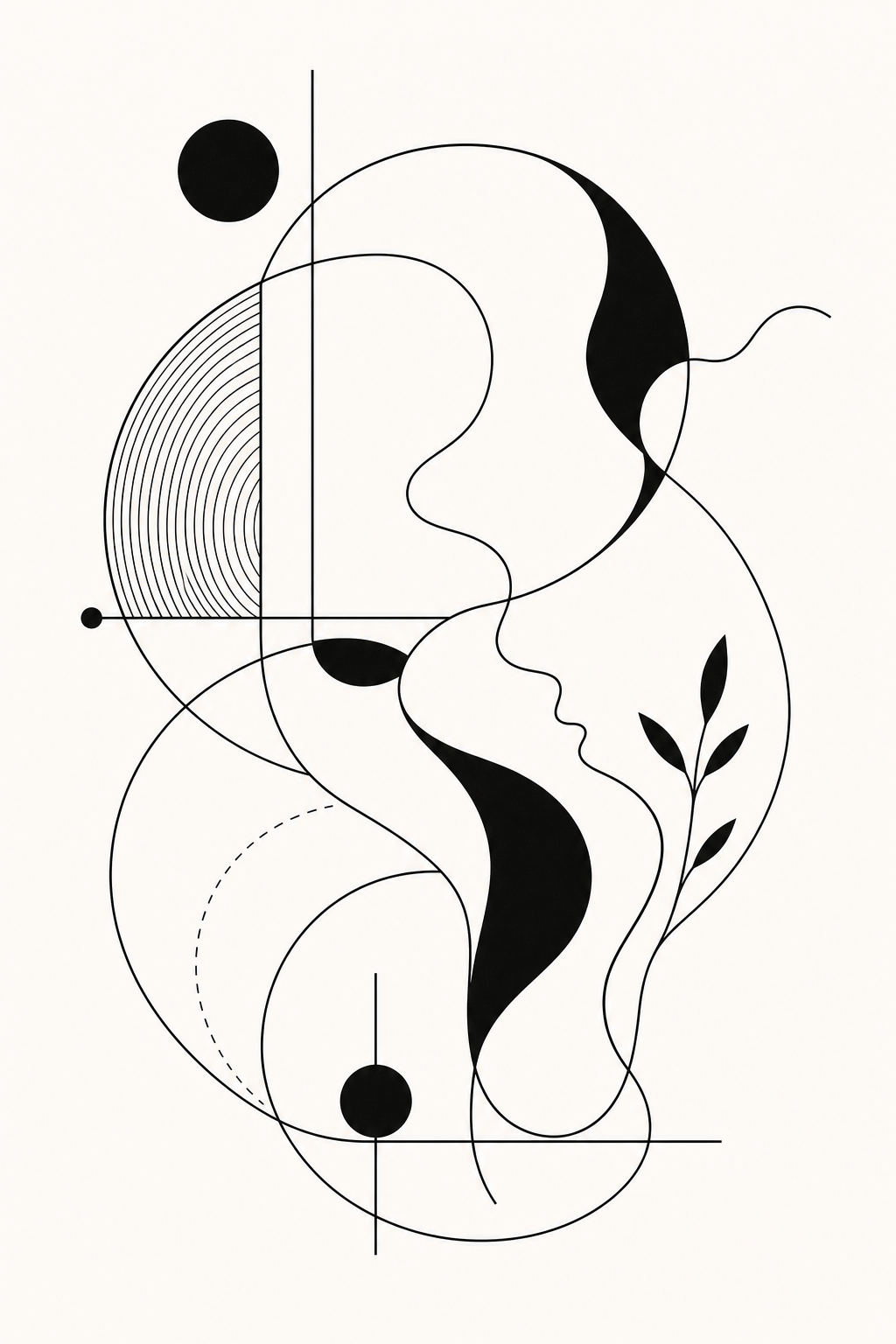 ink_line_drawing abstract_geometric monochrome
