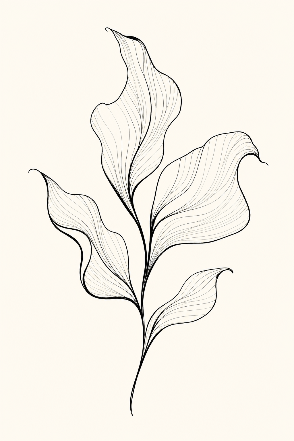 ink_line_drawing botanical