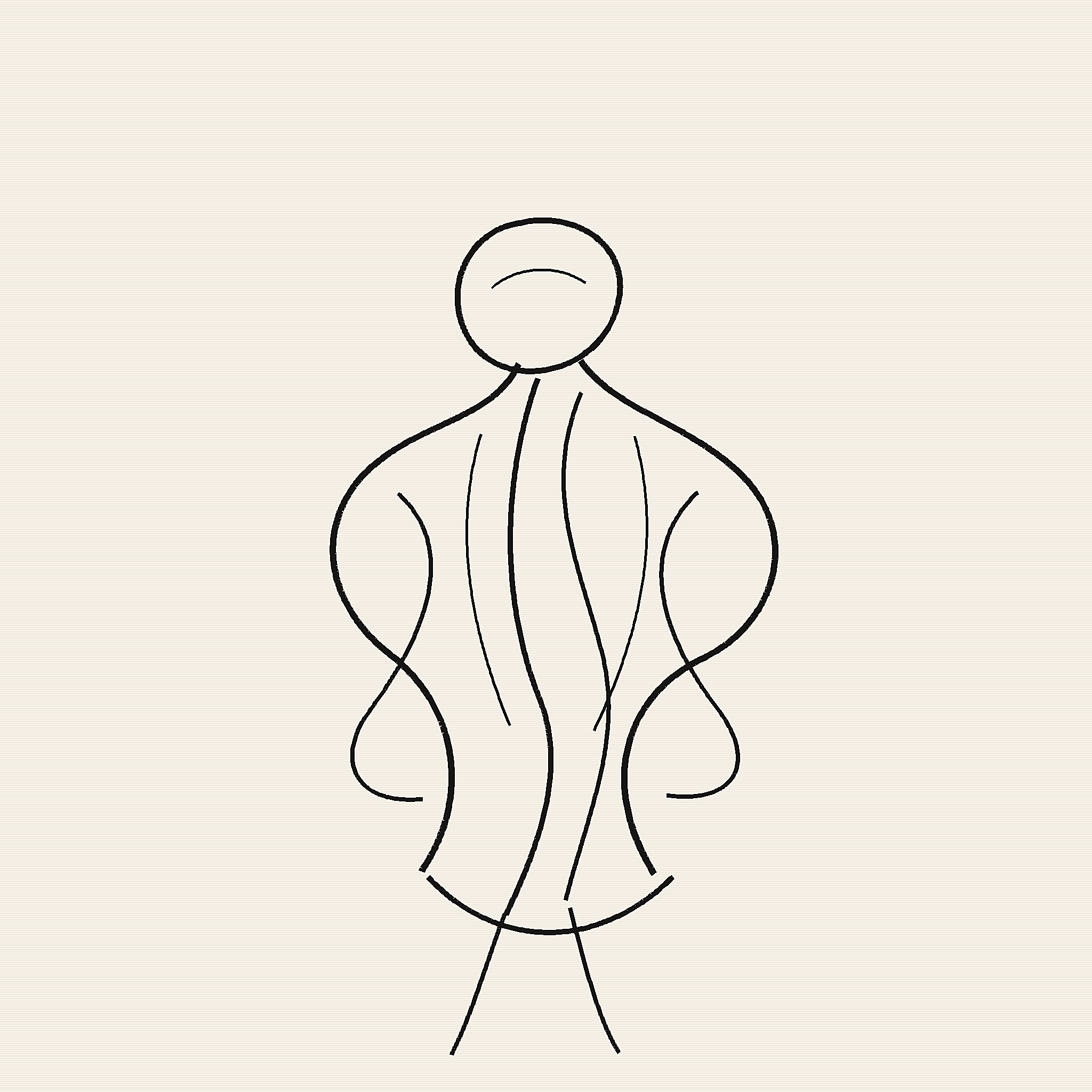ink_line_drawing figure_portrait