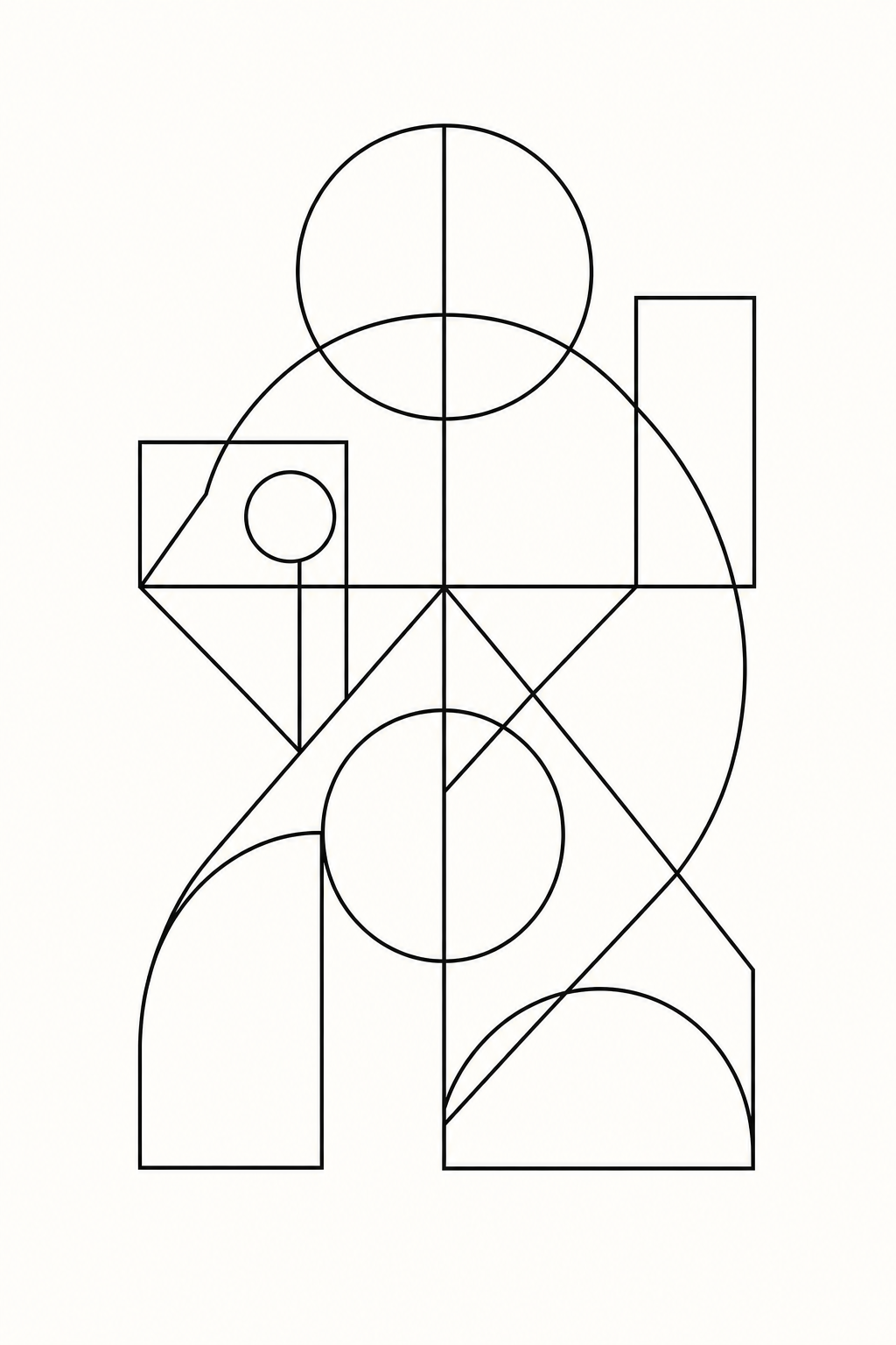 minimal_line_art abstract_geometric monochrome