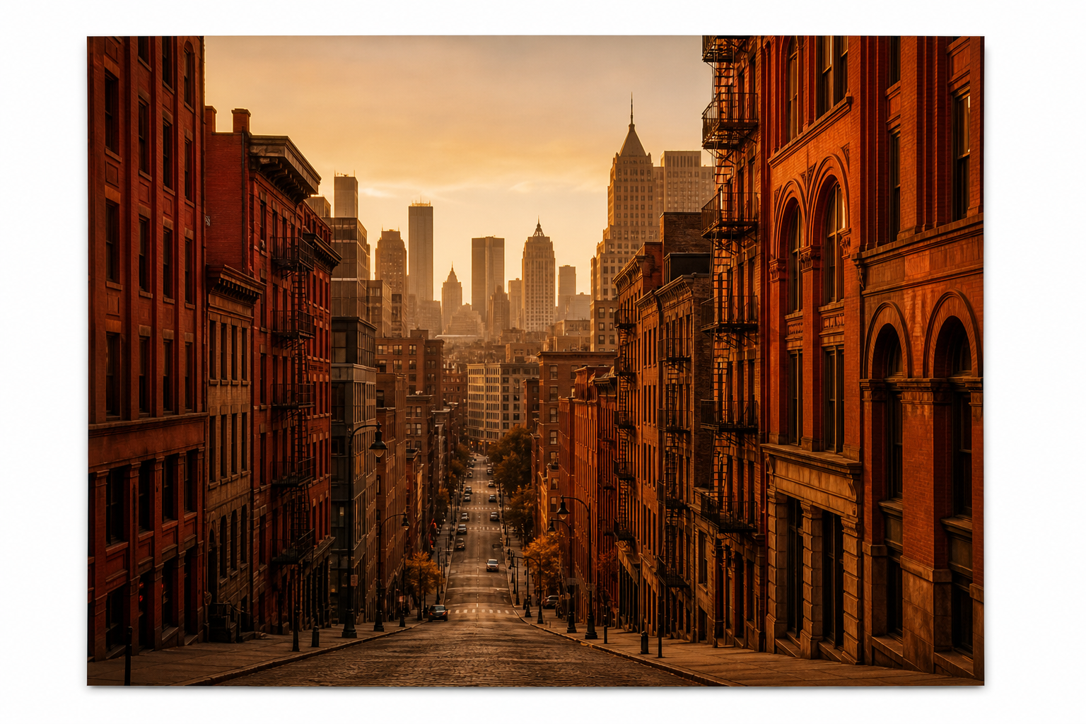 photograph cityscape warm